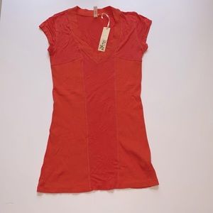 Mystery coral top sz S